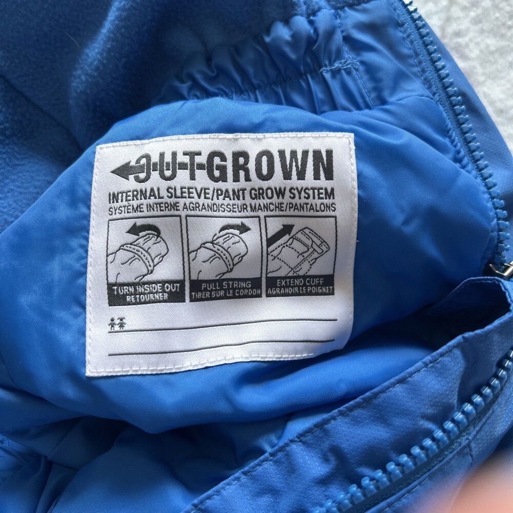 Columbia Kid XXS Blue Outgrown Snow Bib Pants Insulated Ski Snowboard Winter EUC